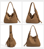 Sac fourre-tout décontracté Fuliya pour femme, grande capacité, avec logo personnalisé, léger, à bandoulière, idéal pour les voyages
