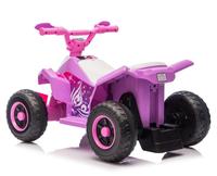 Quad électrique pour enfants avec lumière, musique et remorque pour les enfants de 3 à 8 ans