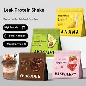 Poudre de substitut de <span class=keywords><strong>repas</strong></span> et de <span class=keywords><strong>shake</strong></span> protéiné, lait écrémé léger faible en gras 220g, forte satiété, petit-déjeuner - Product Image 4