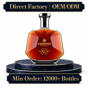Botella de Vidrio de 700 ml para <span class=keywords><strong>Brandy</strong></span> con Nombre de Marca Personalizado, Empaque Elegante, Licor de Uva Suave para Eventos y Fiestas - Product Image 1