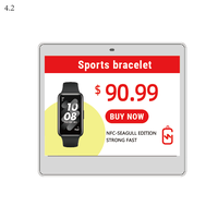 Etiquetas Electrónicas para Estantes de Supermercado ESL, Color y Tamaño Personalizados, Pantalla Digital de Precios con Tinta Electrónica para Supermercados y Restaurantes