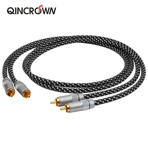 Chuyên Nghiệp 1M 5Nofc Bạc Mạ Cáp Âm Thanh Hifi Khuếch Đại Lotus Jack Giao Diện RCA DVI Ghi Âm Studio Cáp Cho Loa - Product Image 2
