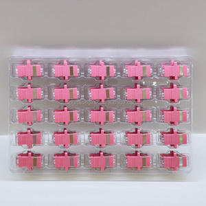 Hot Selling Pink SC UPC Simplex Fiber Optic Adapter SC-SC Coupler Single Mode For FTTH PON Network Wiring - Product Image 5