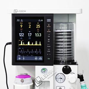 Lexison PRAT-E70V mobile vétérinaire <span class=keywords><strong>machine</strong></span> d'anesthésie ultra-compacte à turbine avec ventilateur pour animaux - Product Image 4