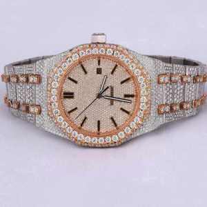 Ultimate Diamond Watch Iced Stones <b>Designed</b> Premium Quality Luxury Elegance <b>Mechanical</b> Automatic Stainless Steel Fashion - Product Image 1