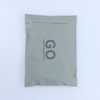 Sacs d'expédition auto-adhésifs biodégradables et compostables, imperméables, avec logo personnalisé imprimé, pour vêtements, chaussettes, chaussures et fourrures, écologiques