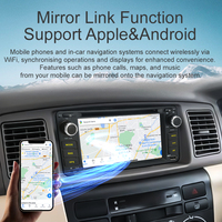 SEMAITU Lecteur DVD de voiture double DIN 6,2 pouces avec Carplay et Android Auto, autoradio Bluetooth pour Byd F3 Toyota Corolla