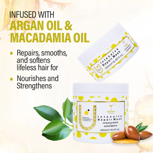 Fournisseurs de masques capillaires en gros <span class=keywords><strong>Masque</strong></span> capillaire à l'argan nourrissant biologique OEM - Product Image 6