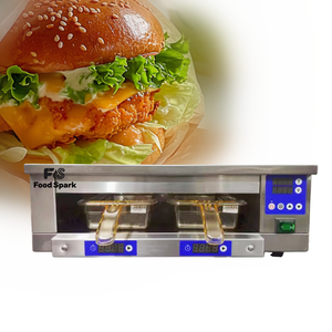 Macchina Scaldapasta per Hamburger, Armadio Riscaldante per Alimenti con Capacità di 1 Vassoio, Zone di Temperatura Multiple per Ristoranti Fast Food, Intelligente - Product Image 2