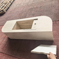 Lavabo rectangulaire de luxe en pierre de travertin naturel pour salle de bain, meuble de salle de bain de restaurant, lavabos de cuisine d'hôtel