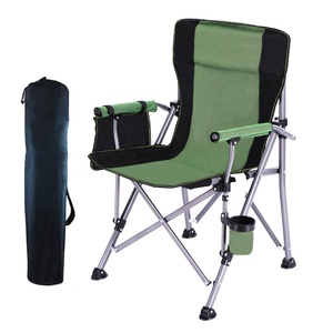 YILU Silla de playa plegable portátil para acampar Capacidad Silla resistente para exteriores Silla de viaje para campamento Plegable para exteriores - Product Image 1