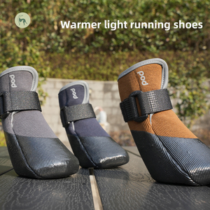 Bottes de neige Jianbo personnalisées avec logo, imperméables, bandes réfléchissantes pour animaux, semelle robuste antidérapante, chaussures classiques en latex pour chiens - Product Image 6