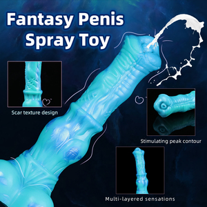 FAAK Dildo in Silicone da 9,48 <span class=keywords><strong>Pollici</strong></span> con Ventosa, Design a Getto d'Acqua Simulato, Tre Opzioni, OEM ODM Ingrosso - Product Image 4