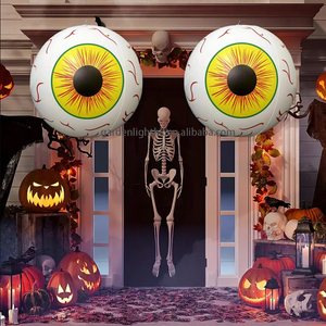 40CM globes oculaires gonflables en PVC pour les décorations d'Halloween à l'intérieur/à l'extérieur Source de lumière LED télécommandée IP44 pour la maison, l'hôtel et la fête - Product Image 6