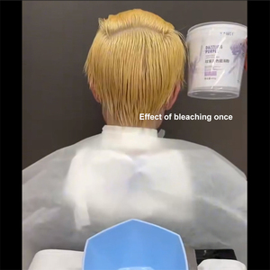 Polvere Decolorante Professionale Italiana SANQI per <span class=keywords><strong>Capelli</strong></span>, 9-10 Livelli, Forte e Rapida, Colore Viola Brillante - Product Image 2