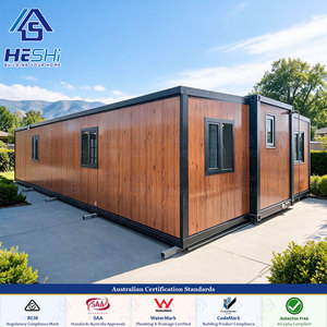 Maison conteneur préfabriquée extensible 1, 2, 3, 4, 5 chambres avec cuisine, conforme aux normes australiennes SAA, RCBO 30mA, câblée, 20 pieds, 30 pieds, type Granny Flat - Product Image 1
