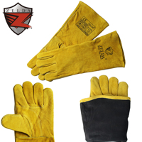 Gants de soudage en cuir de vache de 18 pouces
