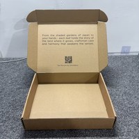 Boîte cadeau de luxe en papier enduit recyclable en forme d'avion avec logo imprimé personnalisé, revêtement UV quadricolore et finition dorée