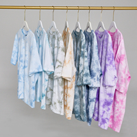 T-shirt décontracté tie-dye pour hommes, coupe oversize, en tissu 100% coton, style streetwear, disponible en OEM/ODM