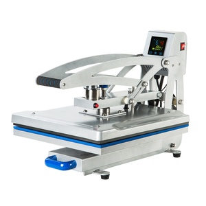 New Arrival Semi-automatic Magnetic <b>Heat</b> Press <b>Machine</b> Flat Sublimation <b>Machine</b> for T-shirt Towel DHP-1702 - Product Image 4