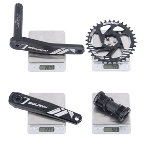 Juego de Bielas Bolany 34T-42T de Aleación de Aluminio, Diseño Hueco de una Pieza, para Bicicleta de Montaña, con Plato - Product Image 4