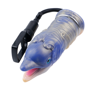 Estimulador <span class=keywords><strong>de</strong></span> <span class=keywords><strong>Pene</strong></span> Masculino Gold Blue Dolphin con Bomba <span class=keywords><strong>de</strong></span> Aire, Dispositivo Manual <span class=keywords><strong>de</strong></span> Masturbación con Bomba <span class=keywords><strong>de</strong></span> Aire, Herramientas <span class=keywords><strong>de</strong></span> Succión para Placer Sexual Masculino - Product Image 2