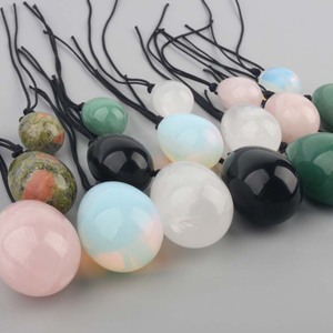 批发天然打磨光滑虎眼石水晶疗愈性玩具 - Product Image 6
