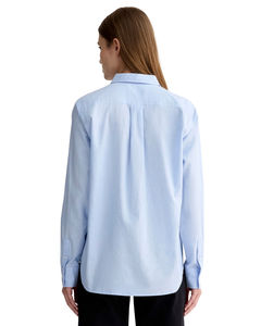 レディースシャツ＆ブラウス コットン 長袖 無地 フォーマル ビジネス レギュラーフィット ボタンフロント 春 オフィスウェア OEM 卸売 - Product Image 3