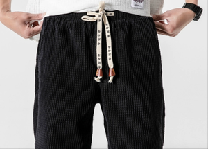 <span class=keywords><strong>Pantalones</strong></span> <span class=keywords><strong>de</strong></span> <span class=keywords><strong>pana</strong></span> <span class=keywords><strong>de</strong></span> estilo chino informales para <span class=keywords><strong>hombre</strong></span> al por mayor <span class=keywords><strong>baratos</strong></span>, holgados, <span class=keywords><strong>de</strong></span> cintura media, con patrón recto, cómodos, transpirables <span class=keywords><strong>de</strong></span> verano - Product Image 2