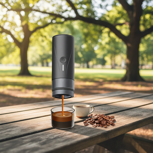 <span class=keywords><strong>Cafetera</strong></span> portátil espresso negra de gama alta Uso comercial y doméstico <span class=keywords><strong>Cafetera</strong></span> de alta calidad con soporte de logotipo personalizado - Product Image 1