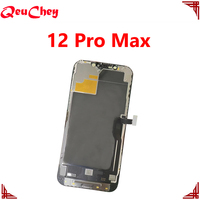 MOQ : 10 pièces en gros pour iPhone 12 Mini / 12 / 12 Pro / 12 Pro Max Écran LCD Moniteur Tactile Numériseur Assemblé