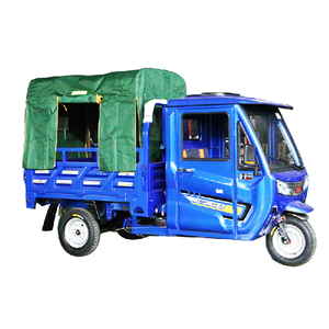 New Self-Dumping Three-Wheeled <b>Gasoline</b> Motorcycle Semi-Enclosed Water-Cooled for Freight Agricultural Use Motorized Closed - Product Image 1