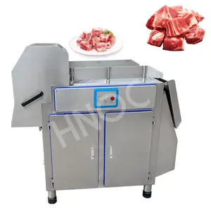 HNOC Automatic Frozen Chicken Meat Block Dicer Cut Machine Square Beef Meat Cuber Machine Price