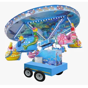 Kids Dreamy Entertainment Products Swing Ocean Walking Ride Carnival Amusement Park Rides Flying Chair Carousel Rides For Sale