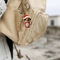 Calendrier de l'Avent en plastique, boîte mystère, mini ornements tasses à café Père Noël, cadeaux surprise mignons pour le compte à rebours des fêtes, jouets compressibles