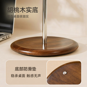 Headphone Stand Solid Wood Desktop Storage Rack For Gaming Room And Dormitory Use - Product Image 1