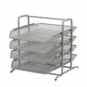 Organizador de Escritorio de Malla de 4 Niveles para Archivos A4, Almacenamiento de Documentos, Organizador de Papel y Cartas - Product Image 2