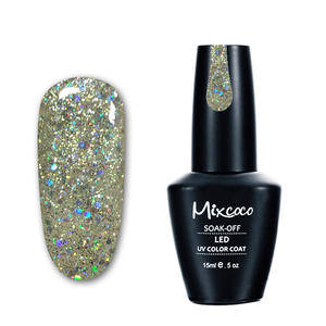 Yeni varış Mixcoco oje Uv jel tüm renkler Glitter pırıltılı renkler Oem marka Vernis yarı kalıcı jel lehçe - Product Image 5
