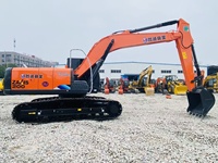 Excavatrice sur chenilles Hitachi ZX200-3, 20 tonnes, d'origine japonaise, occasion, godet de 0,8 m, faible nombre d'heures de fonctionnement, moteur, boîte de vitesses, moteur électrique