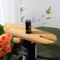 Support et Étagère à Bouteilles de Vin en Bambou Écologique Personnalisable pour Vente en Gros – Type Autonome à un Niveau pour Rangement de Cuisine