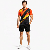 T-shirt à manches courtes pour homme avec impression graphique par sublimation ODM personnalisée, impression 3D sur toute la surface pour maillot de sport