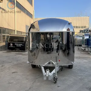 Canche 3m Stainless Steel <b>Food</b> Truck Unique Customized Burger Mobile <b>Food</b> <b>Trailer</b> - Product Image 4