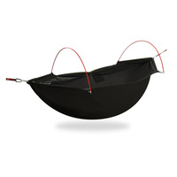 Nouveau style de hamac en aluminium et nylon, anti-roulis, avec moustiquaire coulissante, double balançoire, pour l'intérieur et l'extérieur