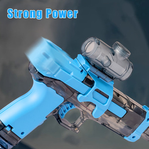 Pistolet à eau électrique automatique rechargeable en plastique pour enfants, idéal pour les jeux de plage et de piscine en extérieur – Nouveauté été 2025 - Product Image 4