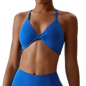 Soutien-gorge de sport léger et respirant pour femme, dos croisé, idéal pour le yoga, le fitness et la course à pied - Product Image 2