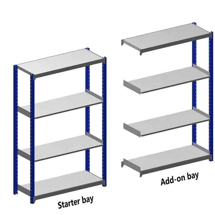 Medium duty storage rack boltless steel shelving adjustable metal rack shelf