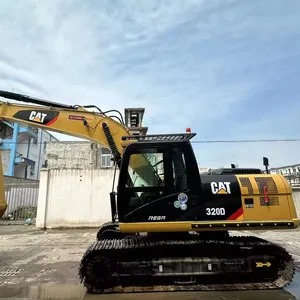 Escavadeira Caterpillar 320D usada de melhor qualidade, máquinas de construção usadas para venda
