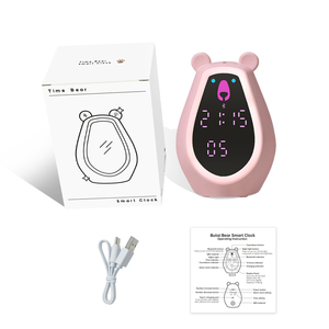 <span class=keywords><strong>นาฬิกา</strong></span>ปลุกแอลอีดีรูปสัตว์น่ารักการ์ตูน<span class=keywords><strong>นาฬิกา</strong></span>แขวนวัสดุ ABS แบบชาร์จไฟได้ - Product Image 3