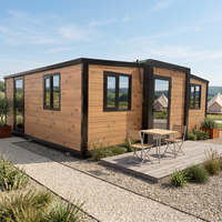 Vente directe usine : Maison conteneur extensible 20 pieds/40 pieds à vendre, 2, 3 ou 4 chambres, maison préfabriquée compacte, maison mobile modulaire personnalisable