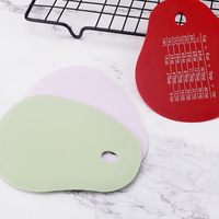Grattoir de cuisine durable en silicone avec mesures, compatible lave-vaisselle, sûr pour les aliments, écologique, pour la pâte à pâtisserie